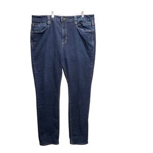 LAPG Terrain Flex Slim Fit Dark Wash Men Denim Blue Jeans size 38x 34 JSF1001